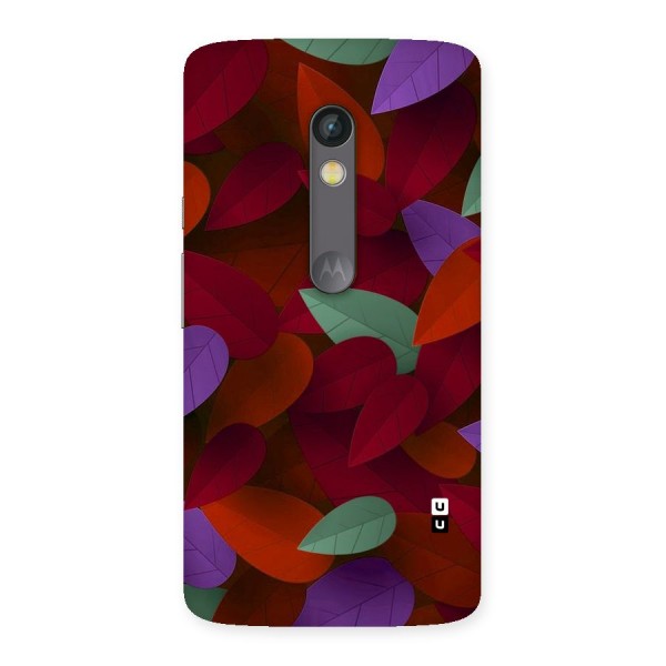 Aesthetic Colorful Leaves Back Case for Moto X Play