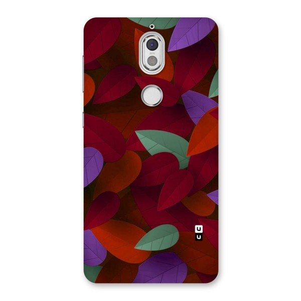 Aesthetic Colorful Leaves Back Case for Nokia 7