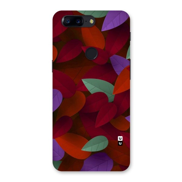 Aesthetic Colorful Leaves Back Case for OnePlus 5T