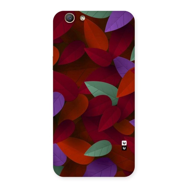 Aesthetic Colorful Leaves Back Case for Oppo F1s