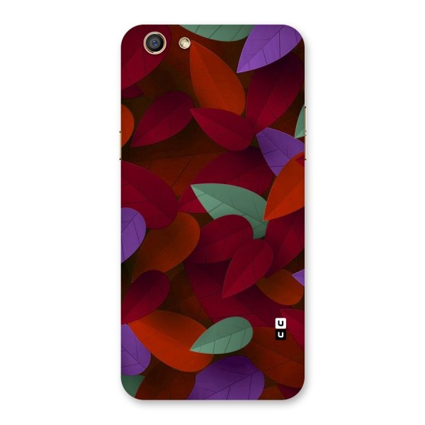 Aesthetic Colorful Leaves Back Case for Oppo F3
