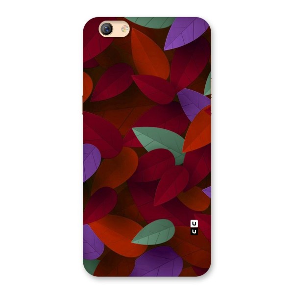 Aesthetic Colorful Leaves Back Case for Oppo F3 Plus