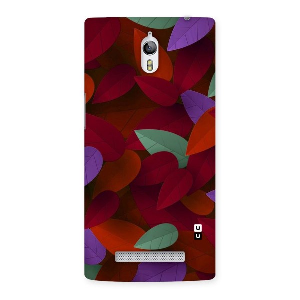 Aesthetic Colorful Leaves Back Case for Oppo Find 7
