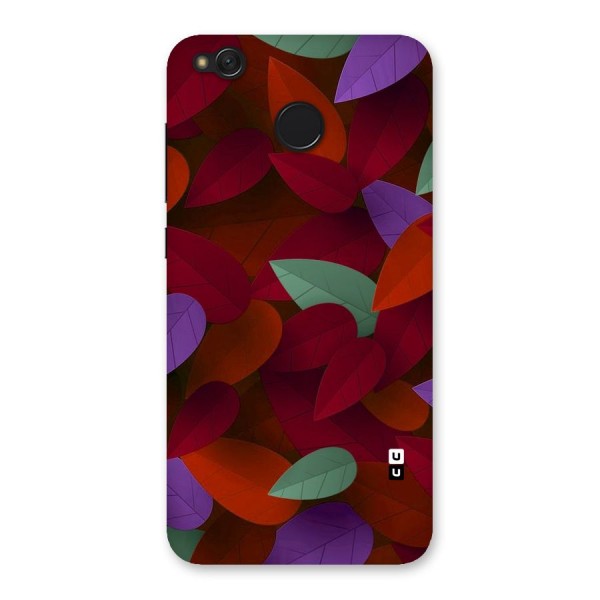 Aesthetic Colorful Leaves Back Case for Redmi 4