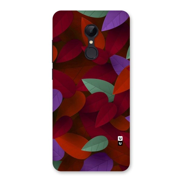 Aesthetic Colorful Leaves Back Case for Redmi 5