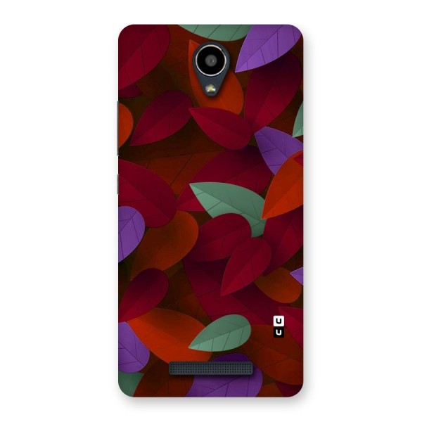 Aesthetic Colorful Leaves Back Case for Redmi Note 2