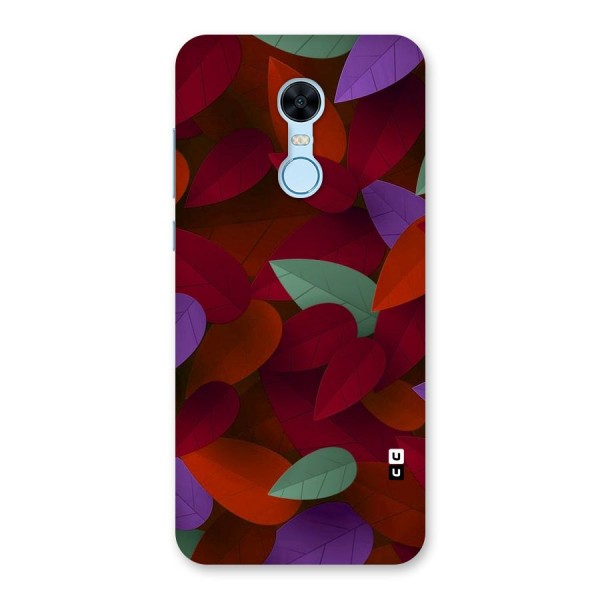 Aesthetic Colorful Leaves Back Case for Redmi Note 5