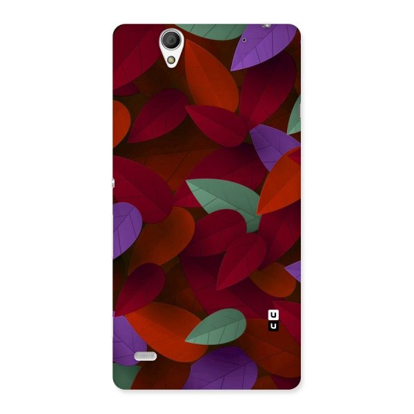 Aesthetic Colorful Leaves Back Case for Sony Xperia C4