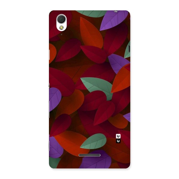 Aesthetic Colorful Leaves Back Case for Sony Xperia T3