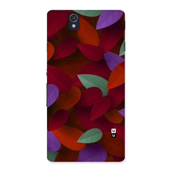 Aesthetic Colorful Leaves Back Case for Sony Xperia Z