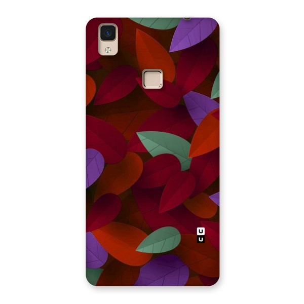 Aesthetic Colorful Leaves Back Case for V3 Max