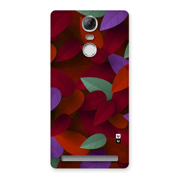 Aesthetic Colorful Leaves Back Case for Vibe K5 Note