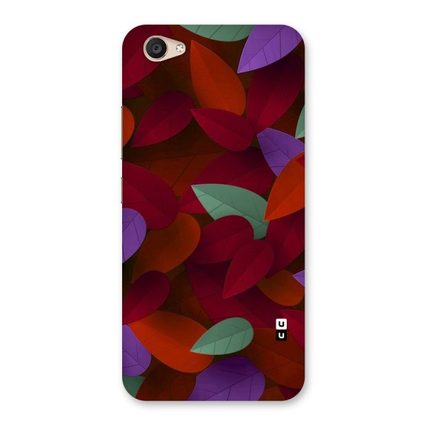 Aesthetic Colorful Leaves Back Case for Vivo V5 Plus