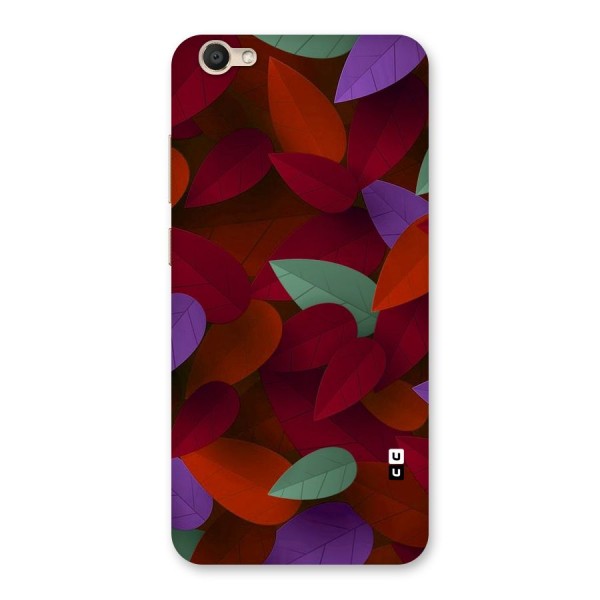 Aesthetic Colorful Leaves Back Case for Vivo Y67