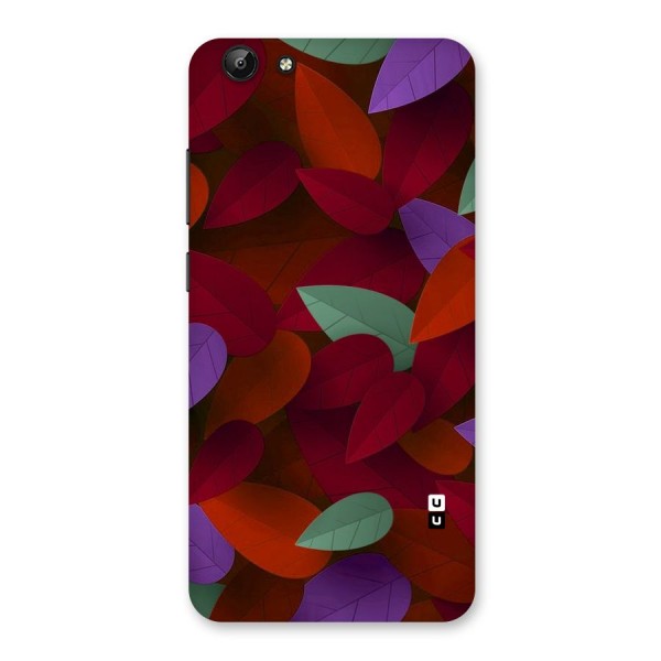 Aesthetic Colorful Leaves Back Case for Vivo Y69