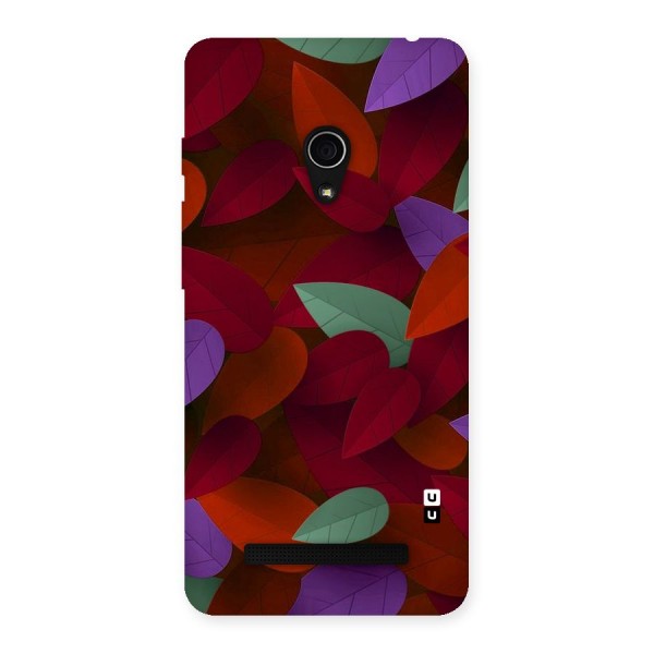 Aesthetic Colorful Leaves Back Case for Zenfone 5