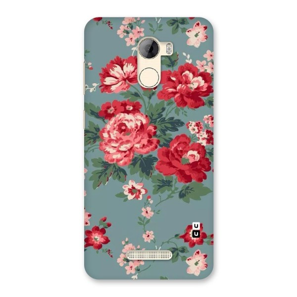 Aesthetic Floral Red Back Case for Gionee A1 LIte