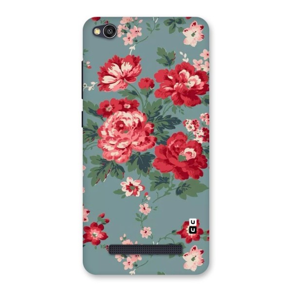 Aesthetic Floral Red Back Case for Redmi 4A