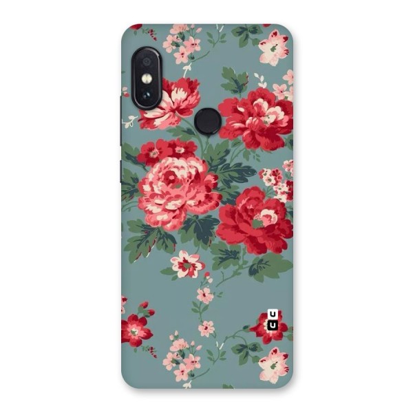 Aesthetic Floral Red Back Case for Redmi Note 5 Pro