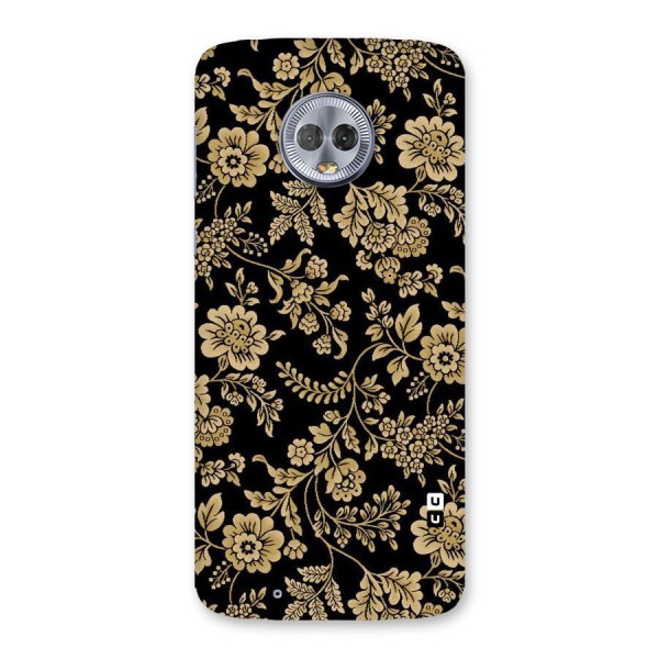 Aesthetic Golden Design Back Case for Moto G6