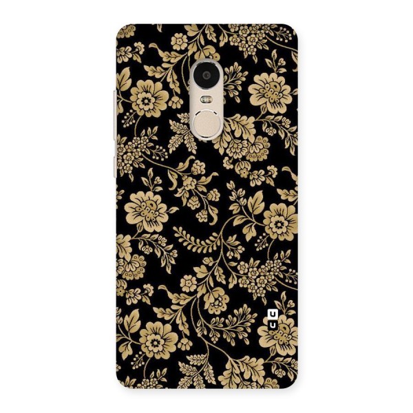 Aesthetic Golden Design Back Case for Xiaomi Redmi Note 4