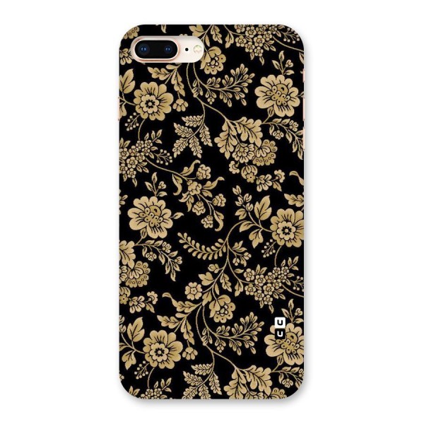 Aesthetic Golden Design Back Case for iPhone 8 Plus