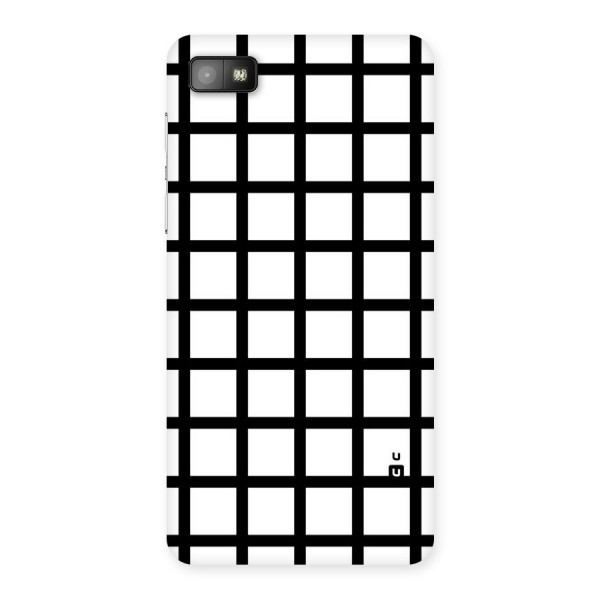 Aesthetic Grid Lines Back Case for Blackberry Z10