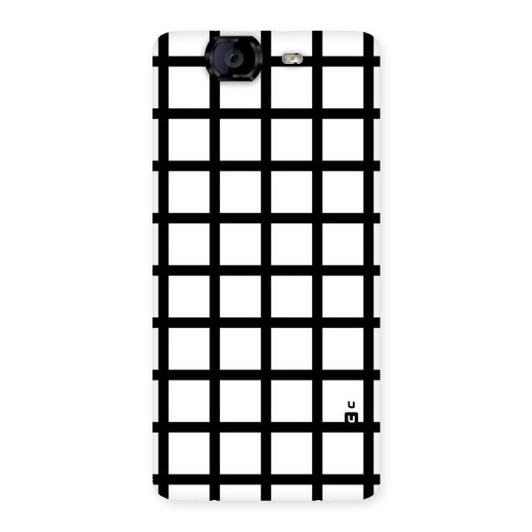 Aesthetic Grid Lines Back Case for Canvas Knight A350