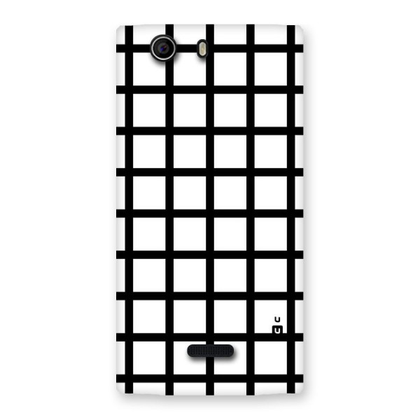 Aesthetic Grid Lines Back Case for Canvas Nitro 2 E311