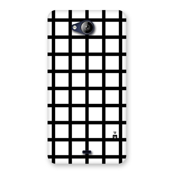 Aesthetic Grid Lines Back Case for Canvas Play Q355