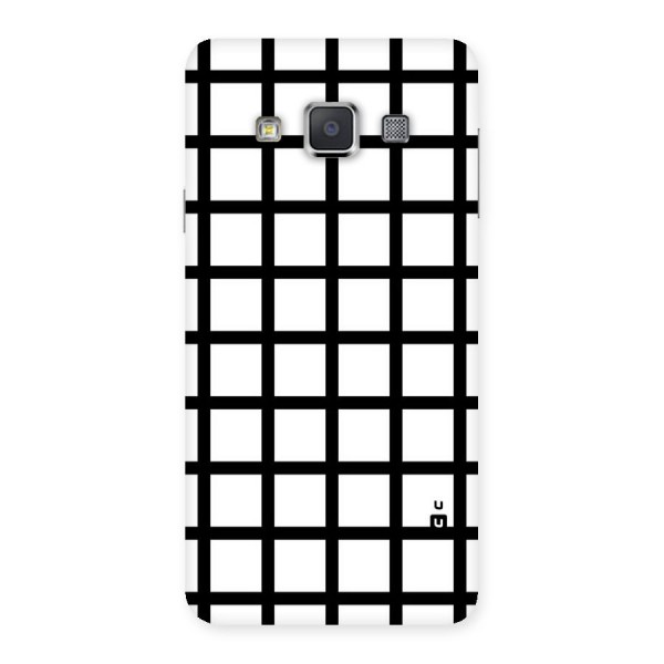 Aesthetic Grid Lines Back Case for Galaxy A3