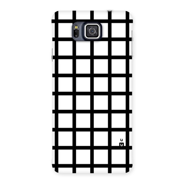 Aesthetic Grid Lines Back Case for Galaxy Alpha
