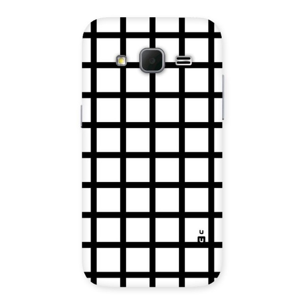 Aesthetic Grid Lines Back Case for Galaxy Core Prime