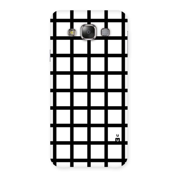 Aesthetic Grid Lines Back Case for Galaxy E7