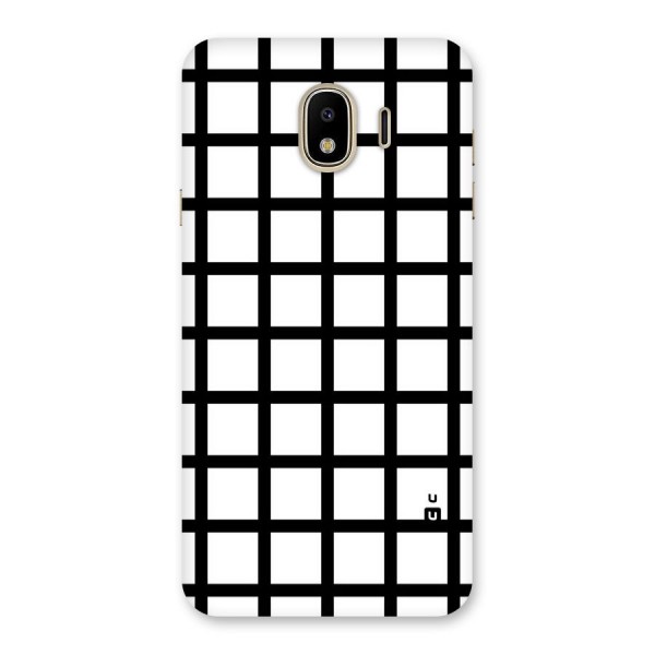 Aesthetic Grid Lines Back Case for Galaxy J4