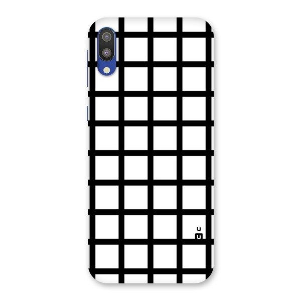 Aesthetic Grid Lines Back Case for Galaxy M10