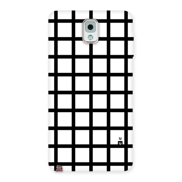 Aesthetic Grid Lines Back Case for Galaxy Note 3