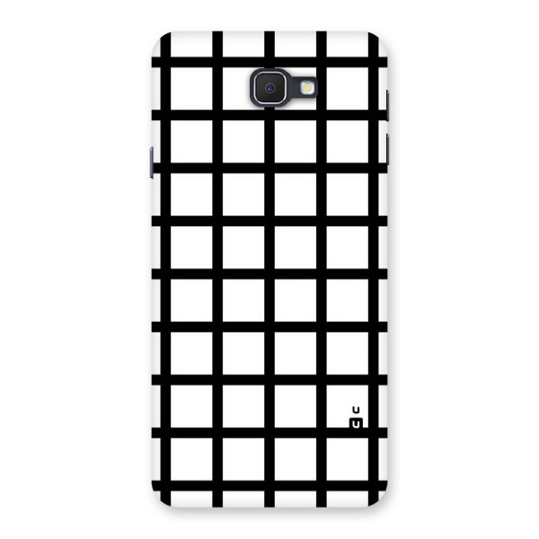 Aesthetic Grid Lines Back Case for Galaxy On7 2016