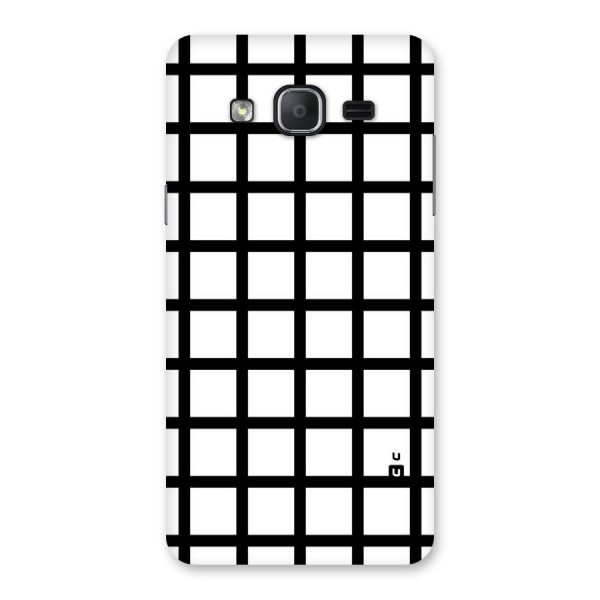 Aesthetic Grid Lines Back Case for Galaxy On7 Pro