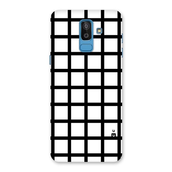 Aesthetic Grid Lines Back Case for Galaxy On8 (2018)