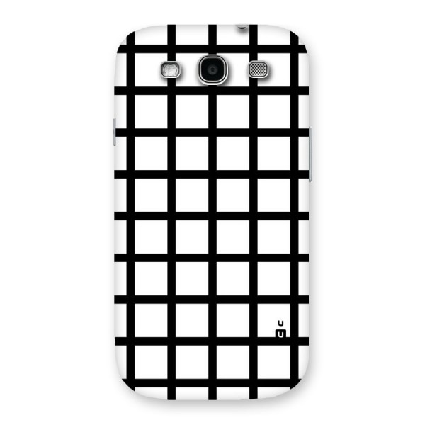 Aesthetic Grid Lines Back Case for Galaxy S3