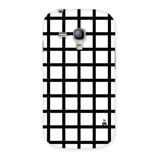 Aesthetic Grid Lines Back Case for Galaxy S3 Mini