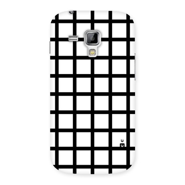 Aesthetic Grid Lines Back Case for Galaxy S Duos