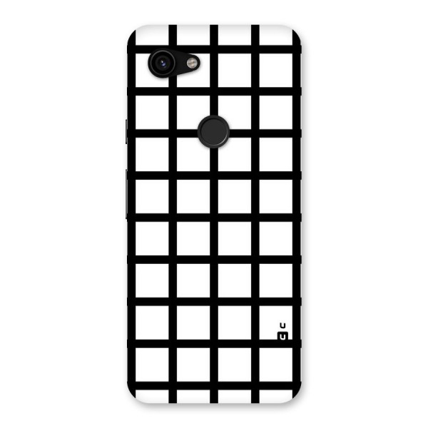 Aesthetic Grid Lines Back Case for Google Pixel 3a