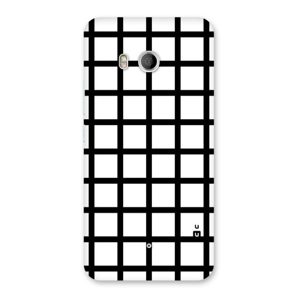 Aesthetic Grid Lines Back Case for HTC U11