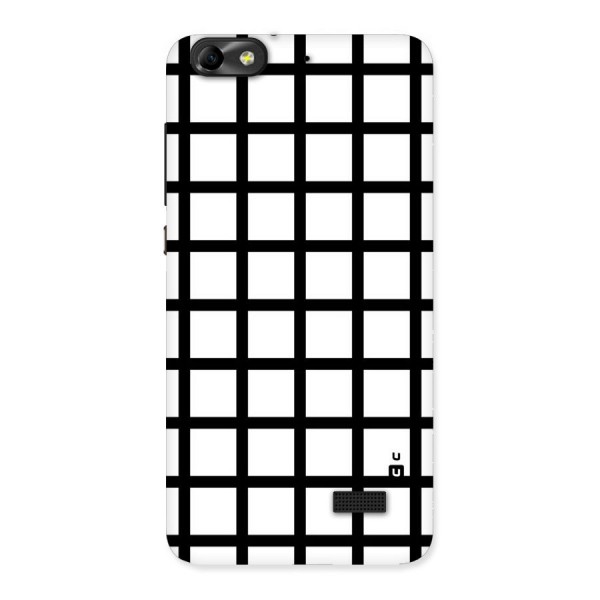 Aesthetic Grid Lines Back Case for Honor 4C