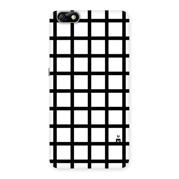 Aesthetic Grid Lines Back Case for Honor 4X