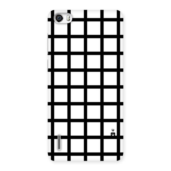 Aesthetic Grid Lines Back Case for Honor 6