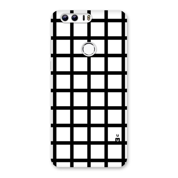 Aesthetic Grid Lines Back Case for Honor 8