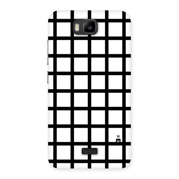 Aesthetic Grid Lines Back Case for Honor Bee